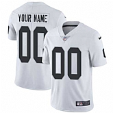 Customized Men & Women & Youth Nike Raiders White Vapor Untouchable Limited Jersey,baseball caps,new era cap wholesale,wholesale hats